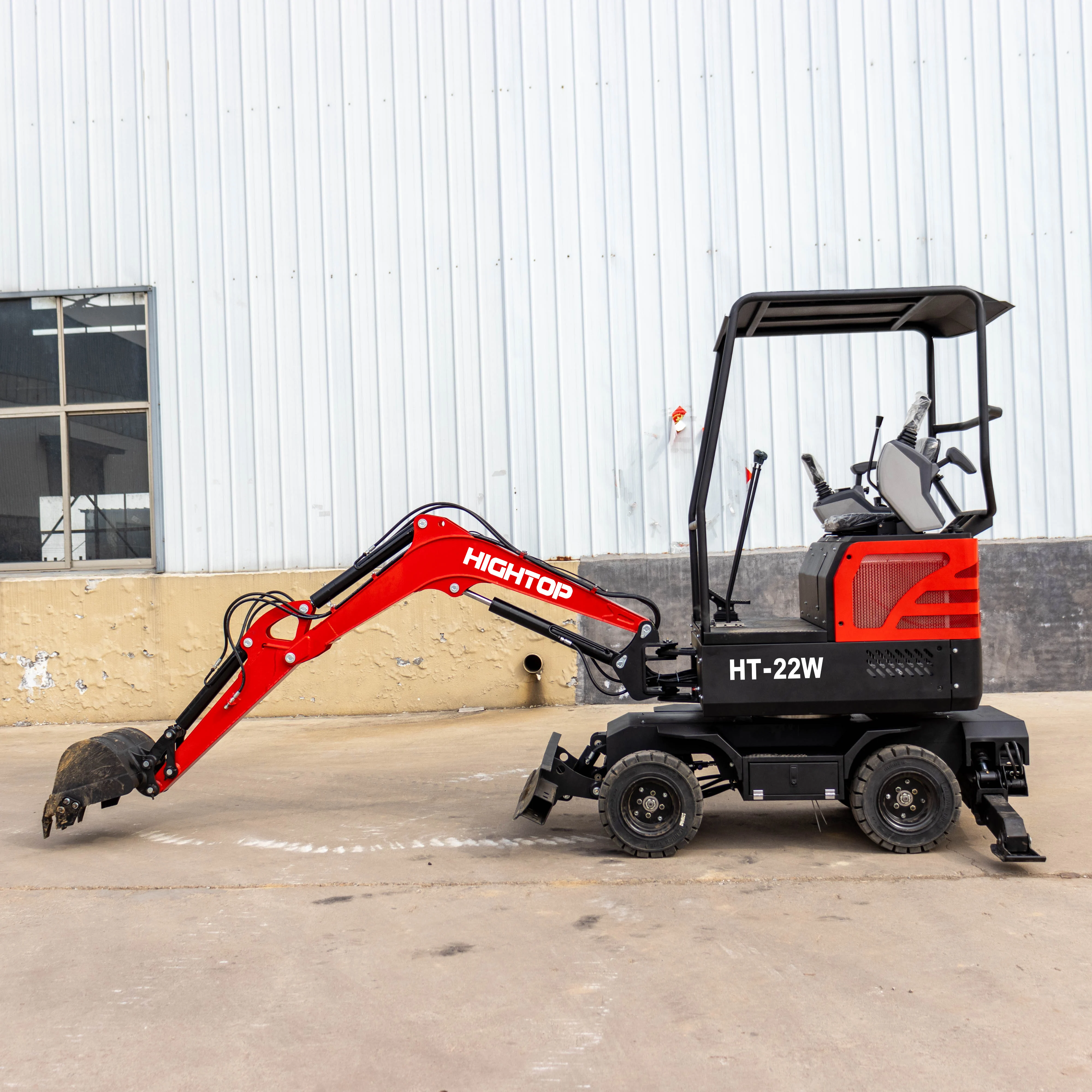 HW60ECO HW60 HX60G Mini točkiški bager točkišni bager 2 tona za prodaju