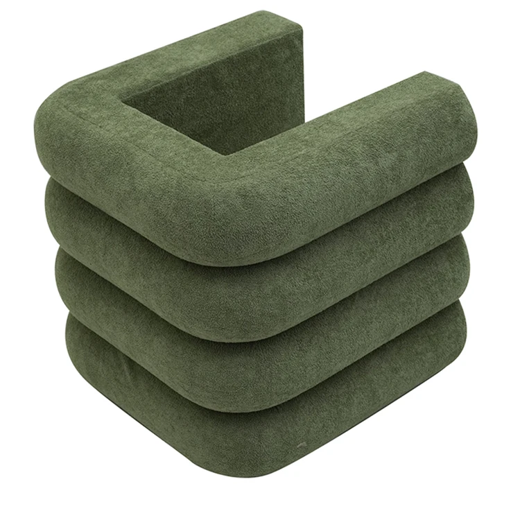 Custom Modern Luxurious Square Functional Stool Fabric Boucle Decorative Ottoman
