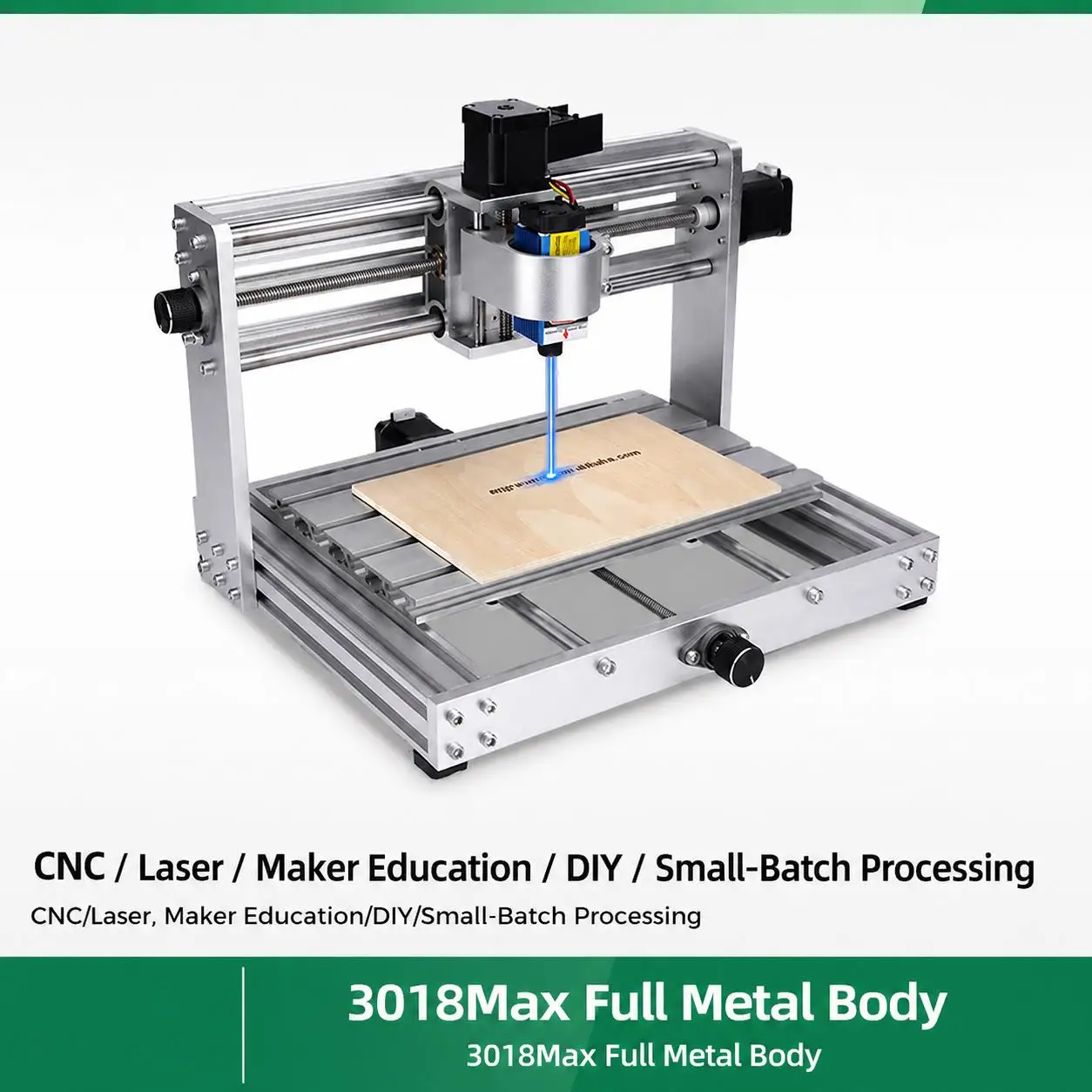 TEBAK  Three-axis CNC 3018 MAX  Laser Engraving Machine, High-quality Phenolic Resin Milling Machine