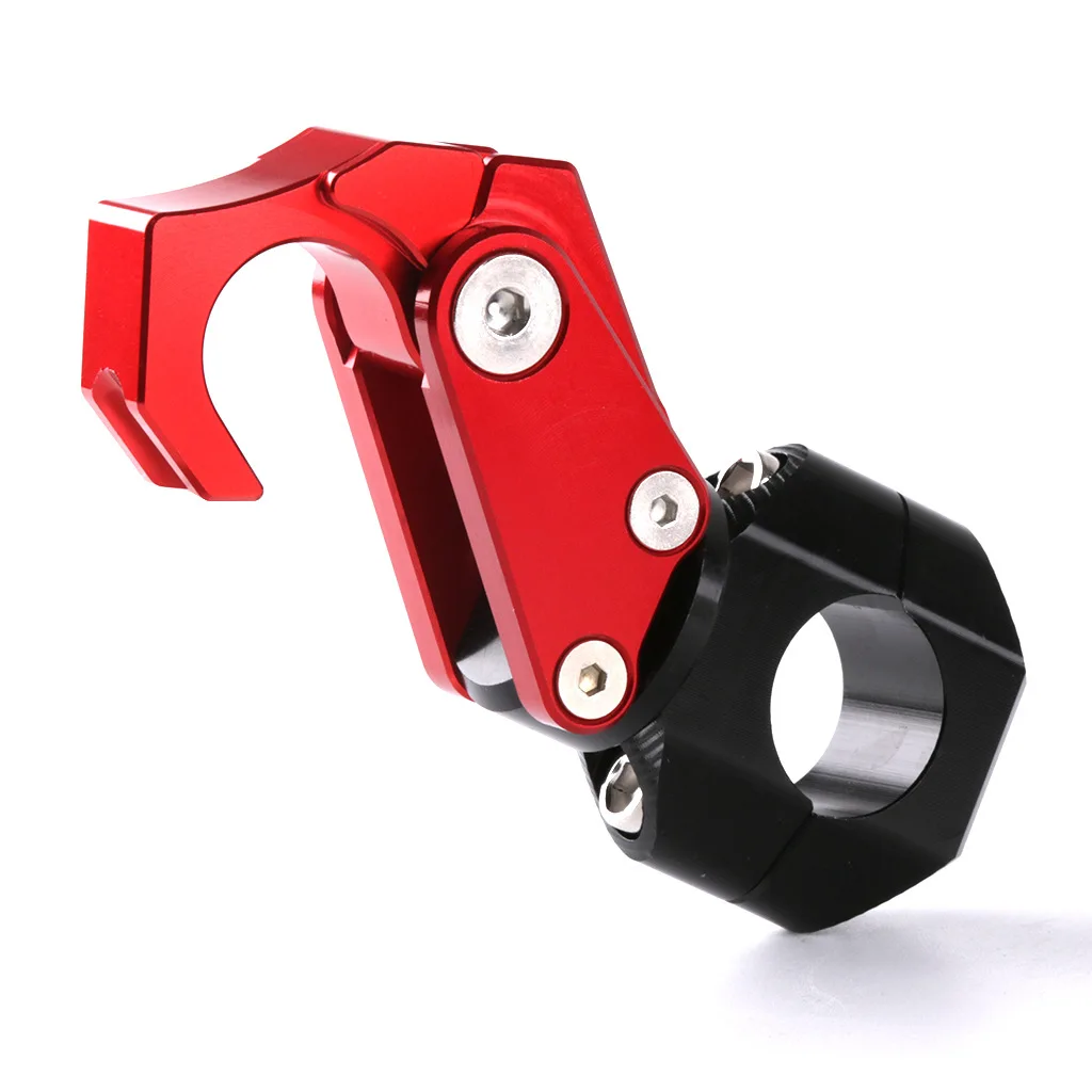 22mm Handlebar Motorcycle Hook CNC Aluminum Alloy Helmet Hanger