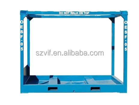 Shipping Container Loading Frame 20Ft Length 20Ft Shipping Container Frames With Removable Side Beam for ...
