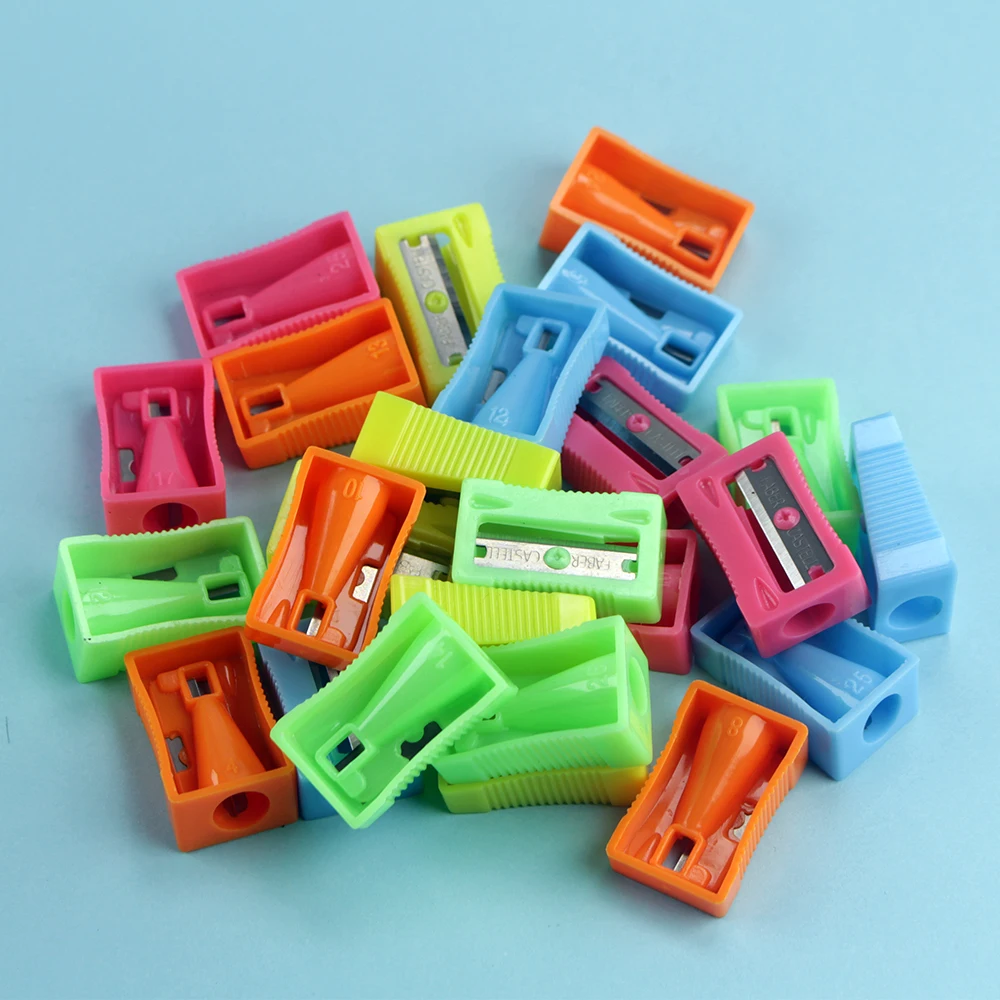 Macaron Color Small Portable Screw-free Integrated Hand-held Pencil Sharpener