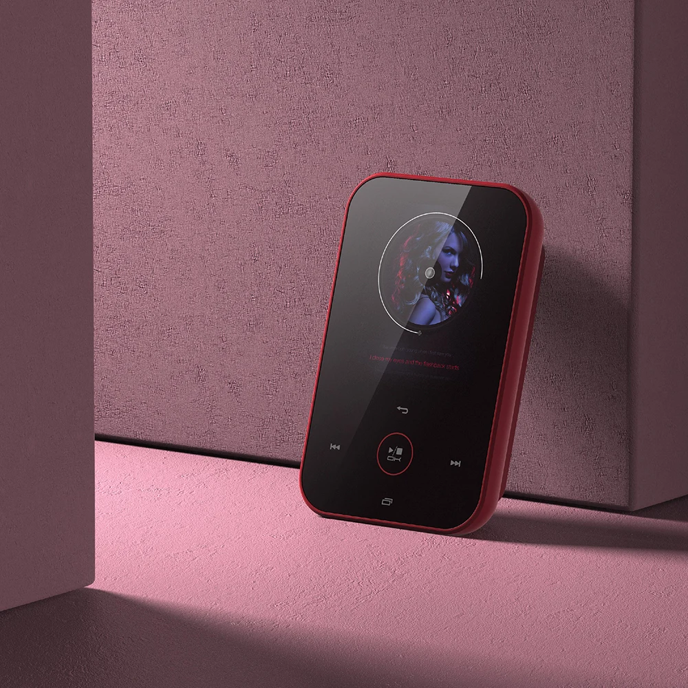 Сенсорный экран Спортивный музыкальный плеер цифровой диктофон 32 ГБ BT Многоязычный