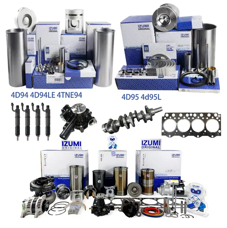 IZUMI ORIGINAL 4D94 4D94E 4D94LE Overhaul Rebuild Kit Diesel Engine Parts For KOMATSU