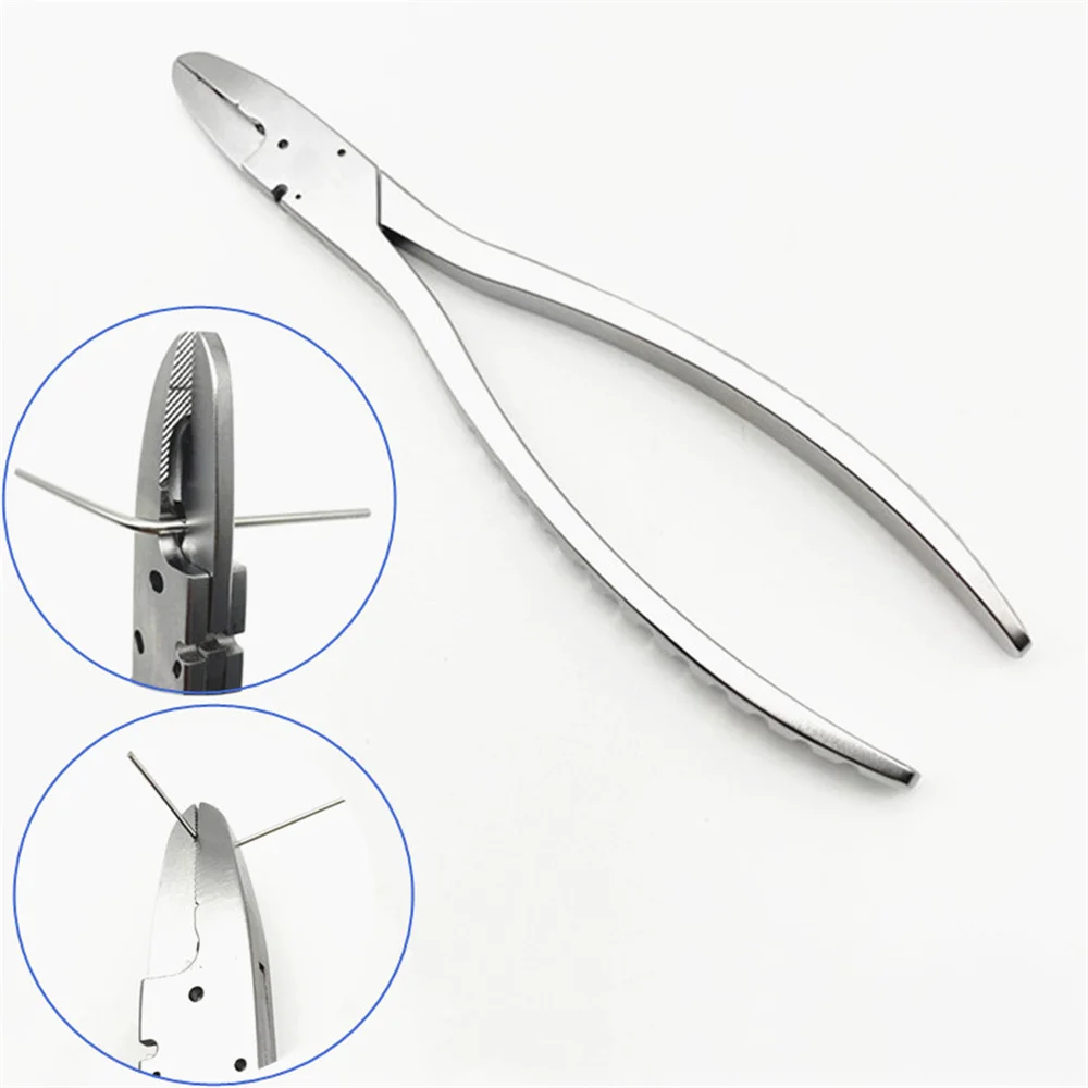 Orthopedic Wire Cutter Bending Forceps for Multifunctional Kirschner Wire Bone Scissors Veterinary Orthopedic Bending Pliers