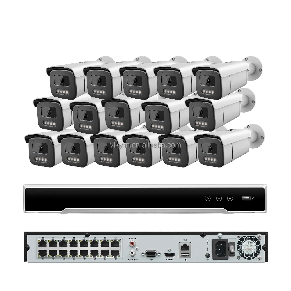 Hikvision 16 Channel Nvr Camera System DS-7616NI-Q2/16P Hik 4k