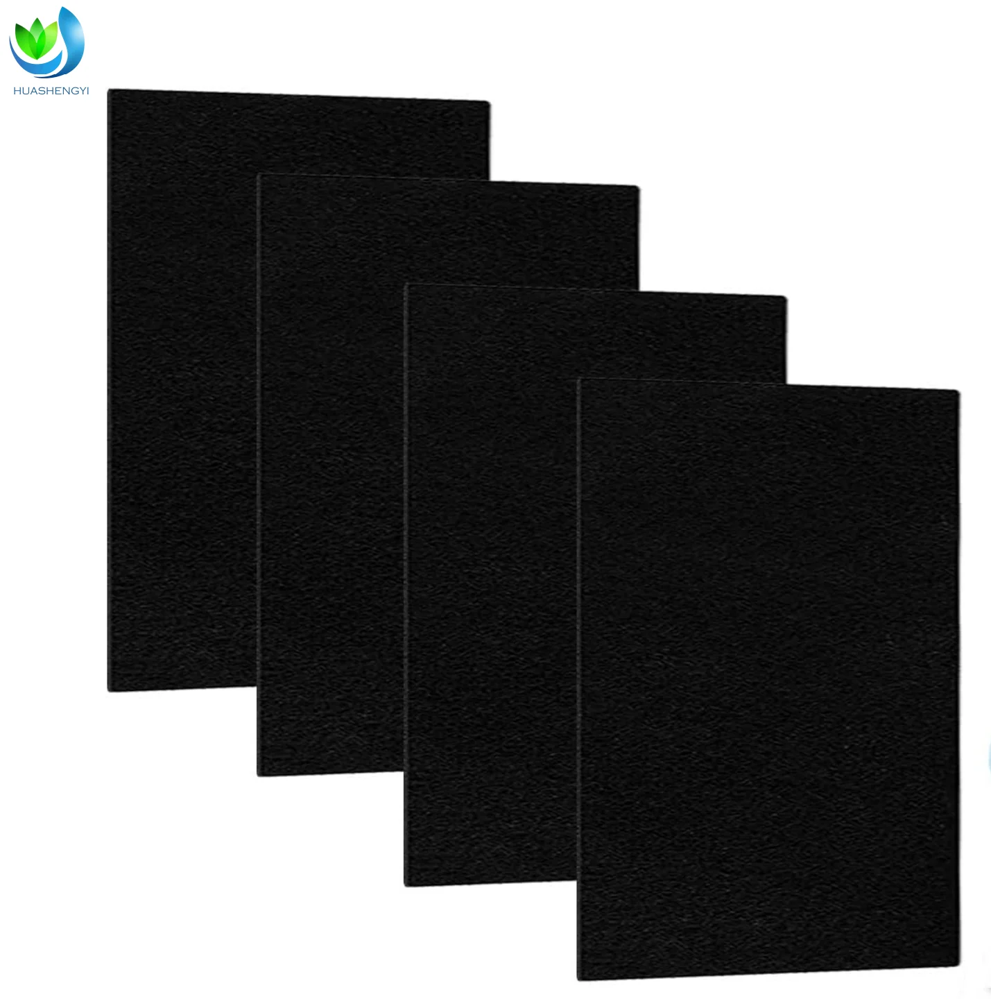Walson Air Purifier Carbon Pre-Filter Replacement Odor Control Activated Carbon 4 Sheets Size 21 AM90 C535 5300-2  for Winix