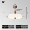 42IN-Wood-Round-Pendant Mount