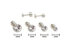 Silver + Clear Stones 3mm