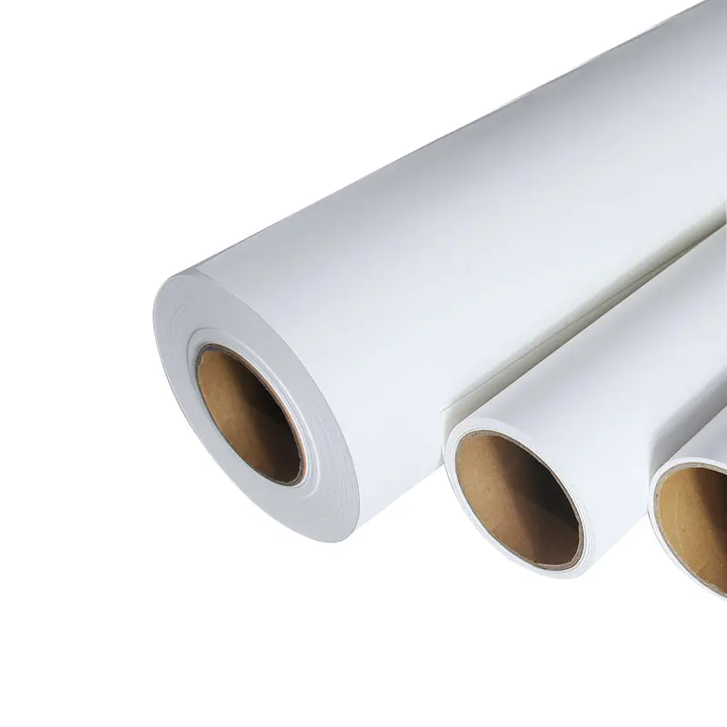 Super Fast Dry Non Tacky Dye Sublimation paper Heat Transfer Paper Roll For Textiles Fabric