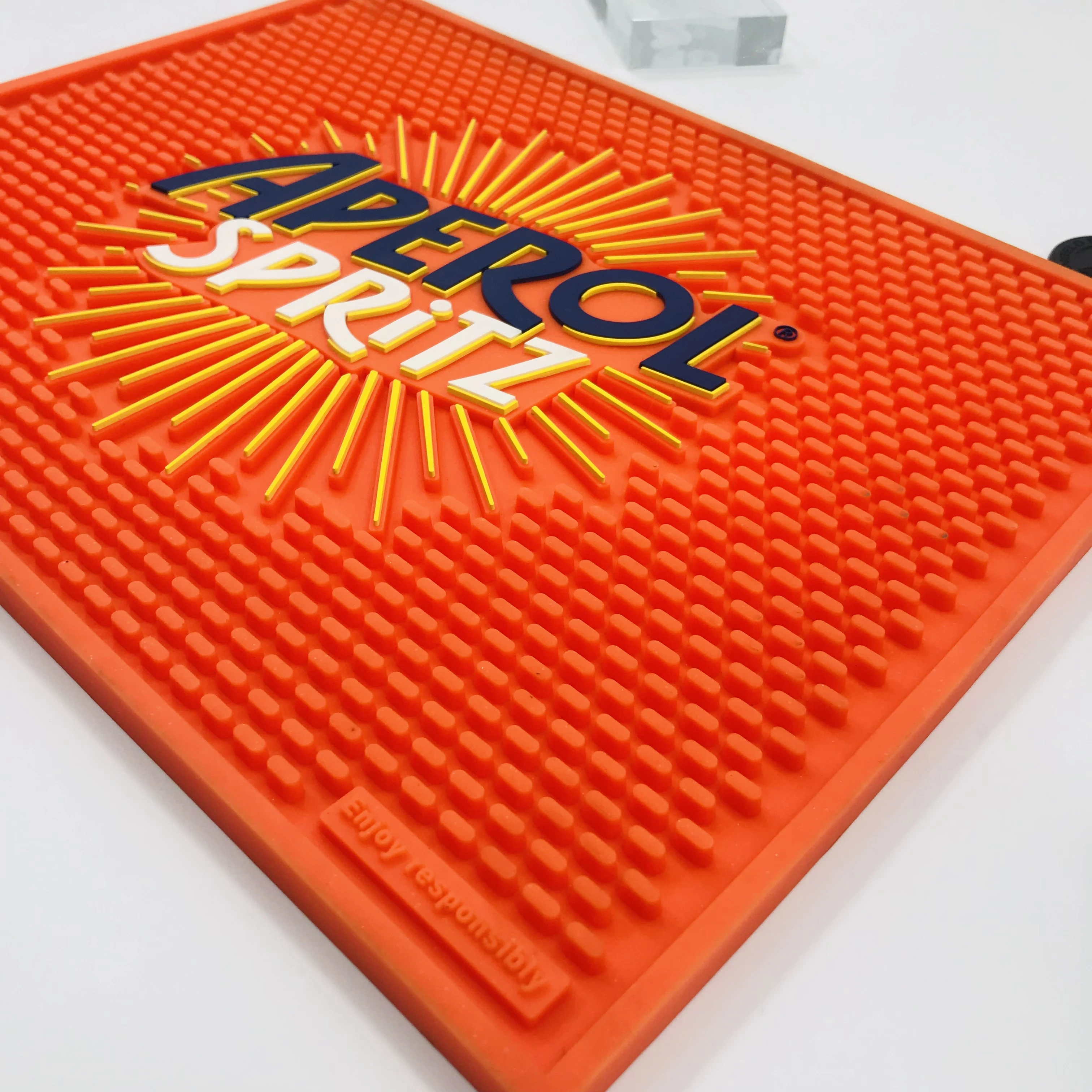 APEROL = Club Soft PVCBar Mat with Logo Embossed