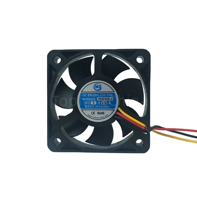 2 Inch Silent Cooling 7 Blades 50x50x10mm Small Exhaust Dc 5v 12v 24v ...