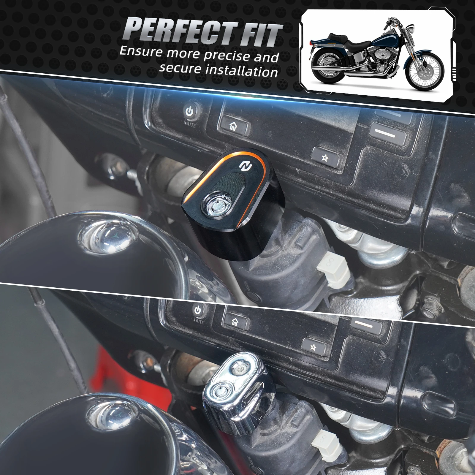 Nicecnc Ignition Switch Cover Cap For Harley Street Glide Flhx 2017