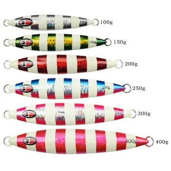 Metal Jigging 100g 150g 200g 250g 300g 400g Lead Fish Sinker Jig Lure Rock Ocean Beach – Metal Jig – view 2