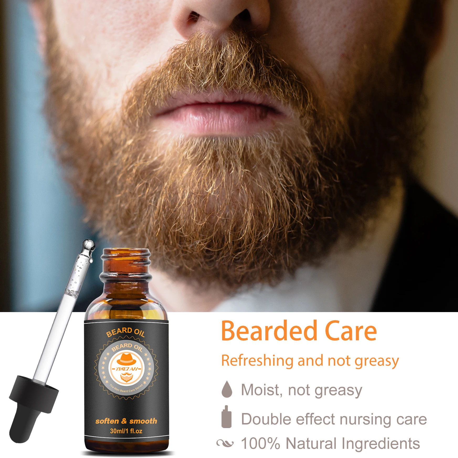 Custom Beard Grooming Kit Men Care Products Private Label Mustache And