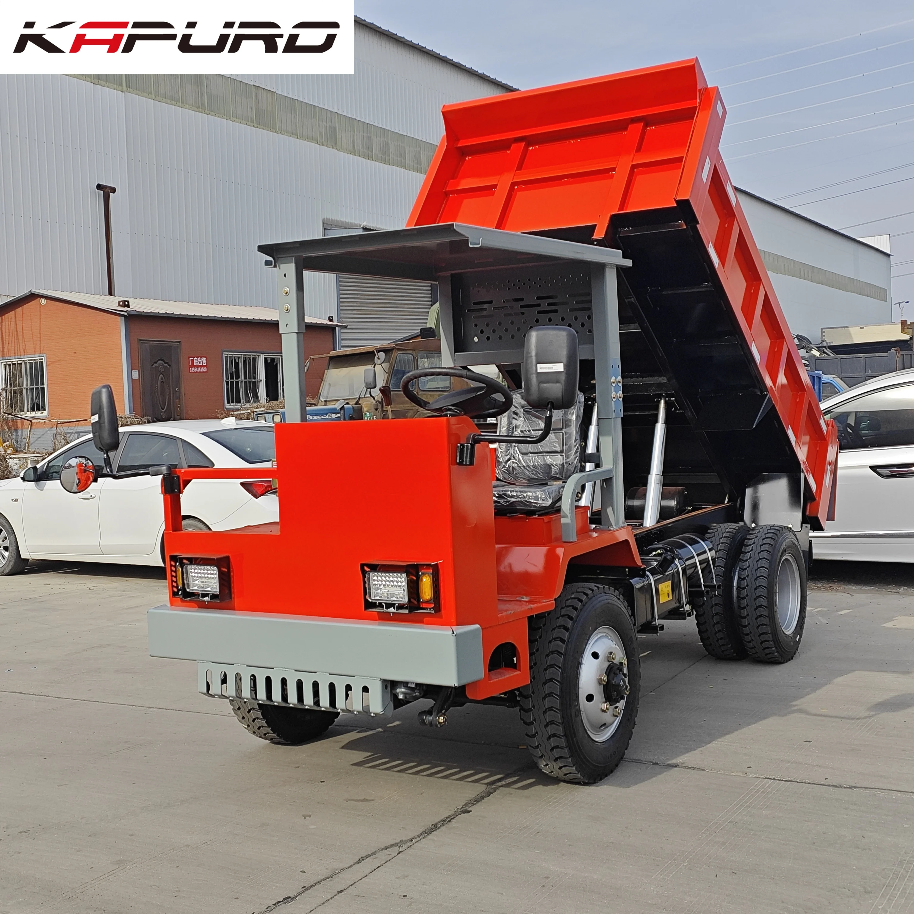 product kapuro kr 8 diesel 3600kg heavy duty mining dump truck 4x4 underground mining equipment new condition 15 year warranty tested-16