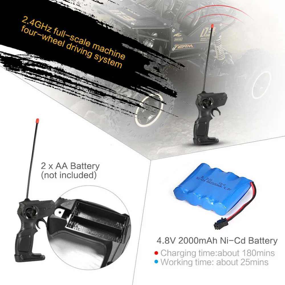 工場価格 1/16 ラジコンカー 4WD 2.4Ghz ロッククローラー ラジコン