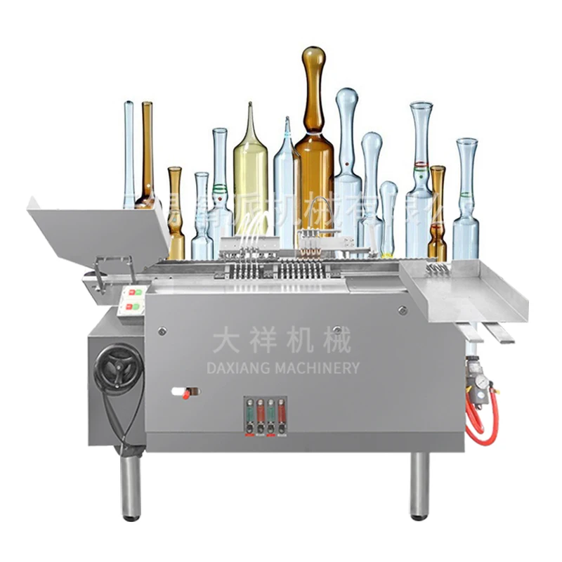 ALG-4 High Speed Custom Bottle 1-2ml 5-10ml 20ml Four Heads Glass Ampoule Filling Sealing Machine