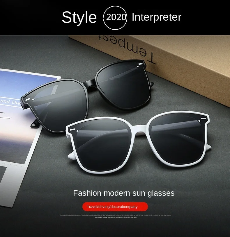 Rs108-gafas De Sol Negras Para Hombre Y Mujer,Lentes De Sol De Tendencia A  La Moda,2021 - Buy Moda Retro Gafas De Sol,Nuevo Negro Hombres Neto  Celebridad Gafas De Sol,Las Mujeres De Moda