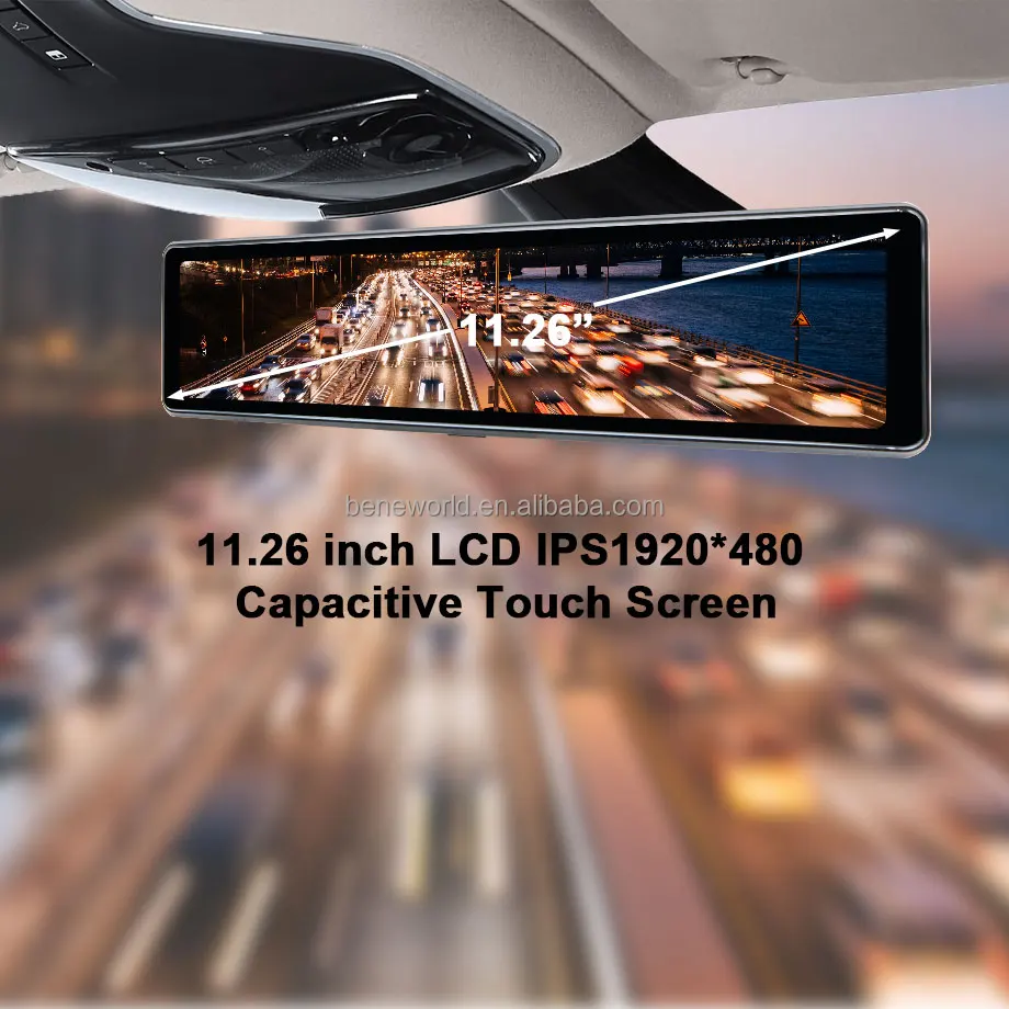 Interior Rear Camera Car Rearview Mirror Dashcam Car Black Box 11.26 Inch Car DVR Recorder ...