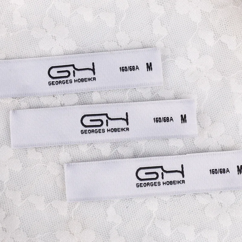 Пользовательская одежда, тканая этикетка для одежды, тканые этикетки, этикетки для одежды