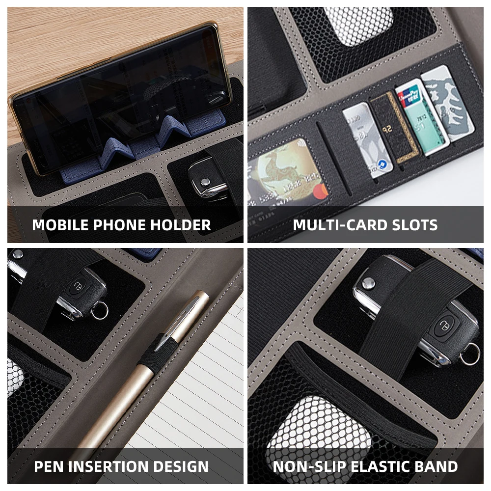 Eco-friendly Notebook File Organizer - Professional Pad Folio