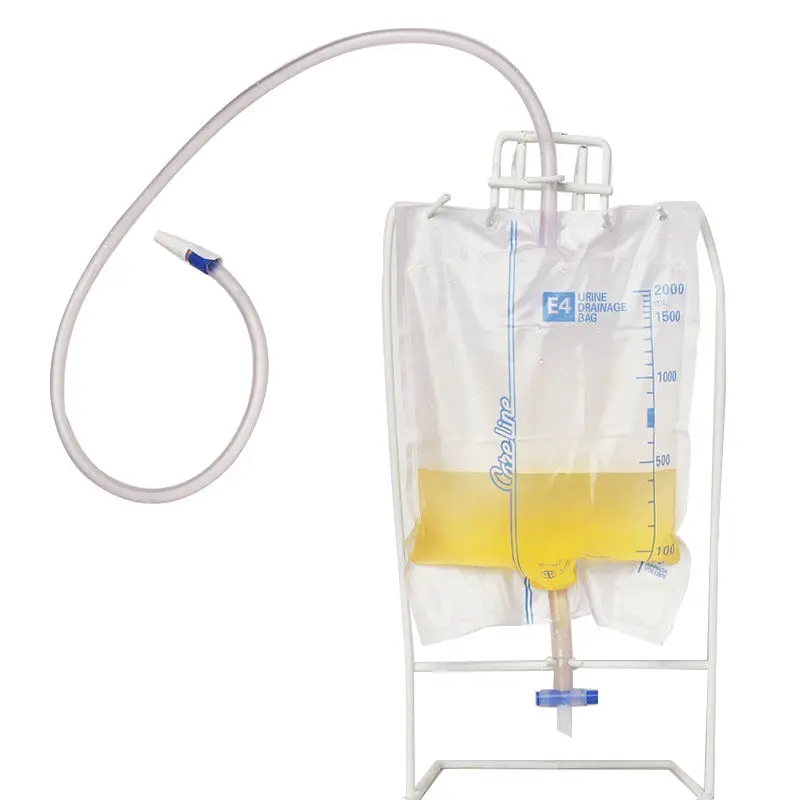 Urine Bag 2000ml for Men and Women Collecting Urine Disposable Medical Urine Drainage Bag