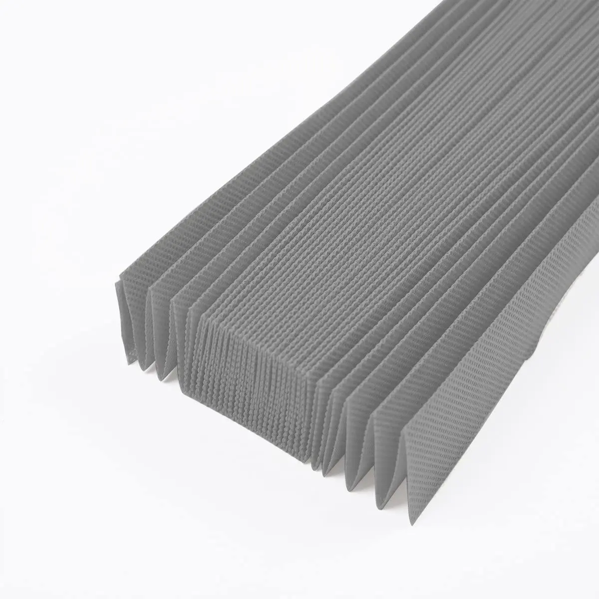 Temporary One Time White Pleated Paper Shades for Indoor Window Covers With Adhesive Board It Can Be Pasted on the Wall