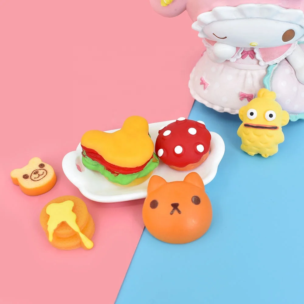 HENGXIN Food Play Cartoon Bear Cookie Bread Dorayaki Little