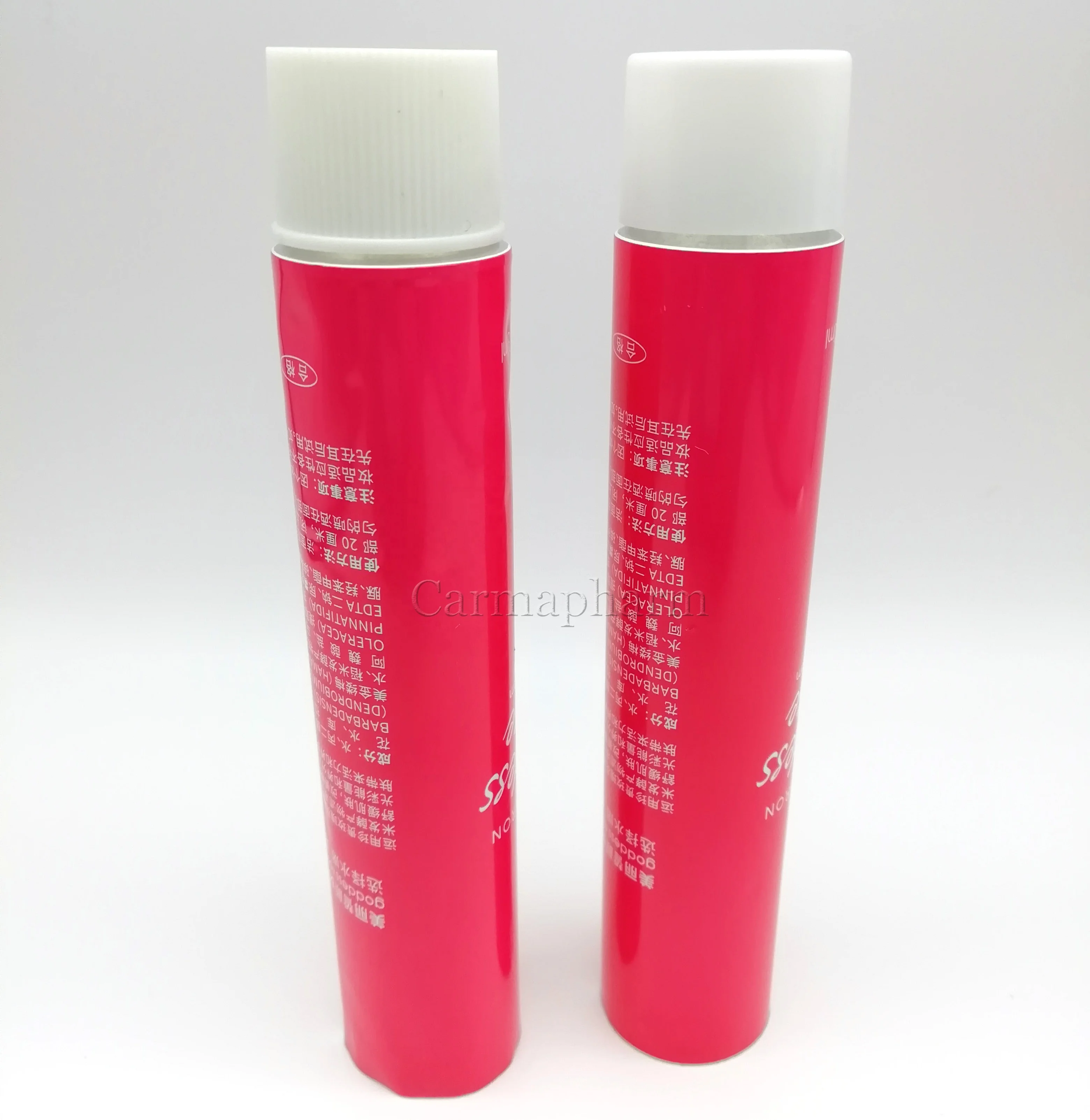 Красочная Косметическая пустая алюминиевая Colapsible трубка для крема