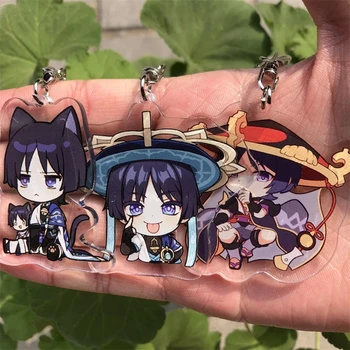 Genshin Impact Kunikuzushi Balladeer Keychain - Cute Anime Gift