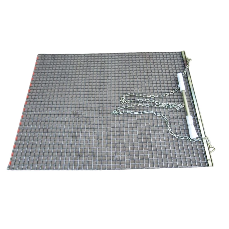 Welded Mesh Sweep Drag Mats Plain Weave Style with Bending Processing Service Steel Wire Mesh Product
