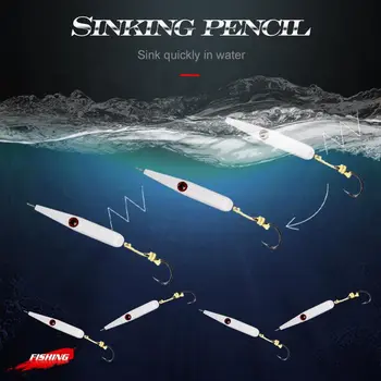 Artificial Hard Bait Lure Jerkbait for Sea Fishing Pencil Bait Saltwater Lure Boat Fishing Sinking Long-Cast – Minnow – view 5