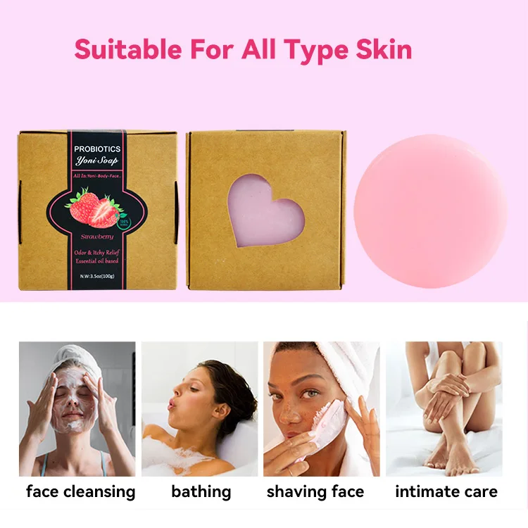 Hot Selling Vulva Vaginal Care Cleanser Bars Probiotic For Women 100