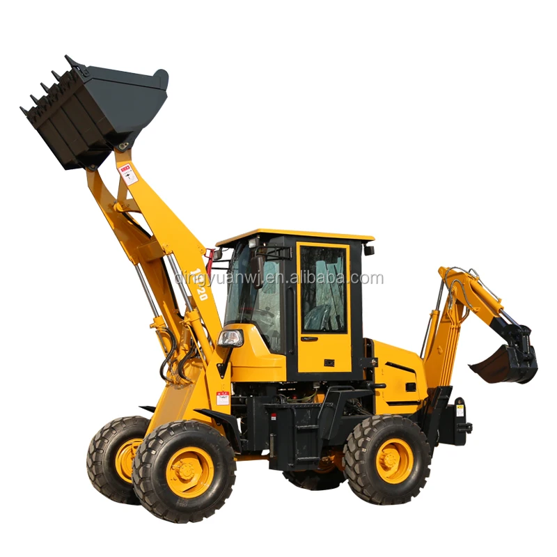 Одобренный CE Китайский Лидер продаж 3X модель JDL10-20 погрузчик с обратной лопатой 3 тонн Колесный китайский экскаватор-погрузчик для