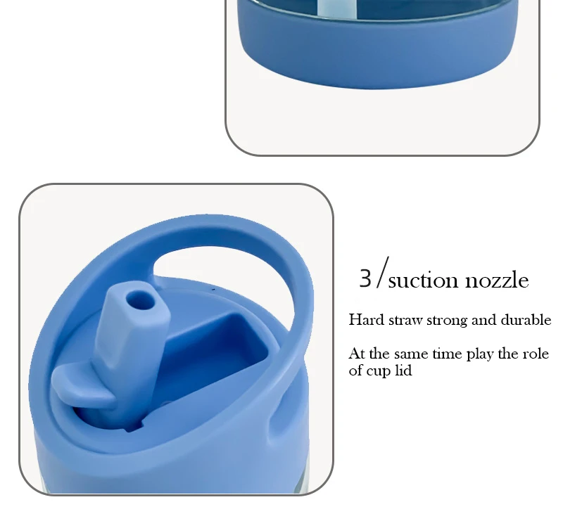 Attractive Design High-Temperature Resistant Food-Grade Kids' Sports Tumbler with Straw for Gym & Outdoor Activities Camping