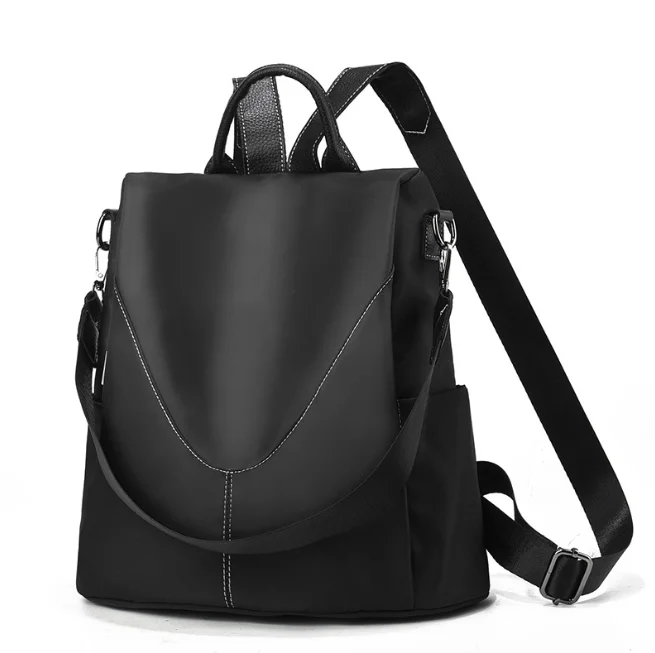 Sac a dos tendance en tissu Oxford grande capacite avec fermeture eclair antivol pour et aperçu 2