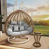 Double double rod original color twist wave coffee table