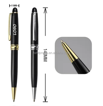 Writing Twist Hotel Branded Luxury Gift Promotion Ball Point Pen Heavy Advertising Personalized Metal Pens With Custom Logo