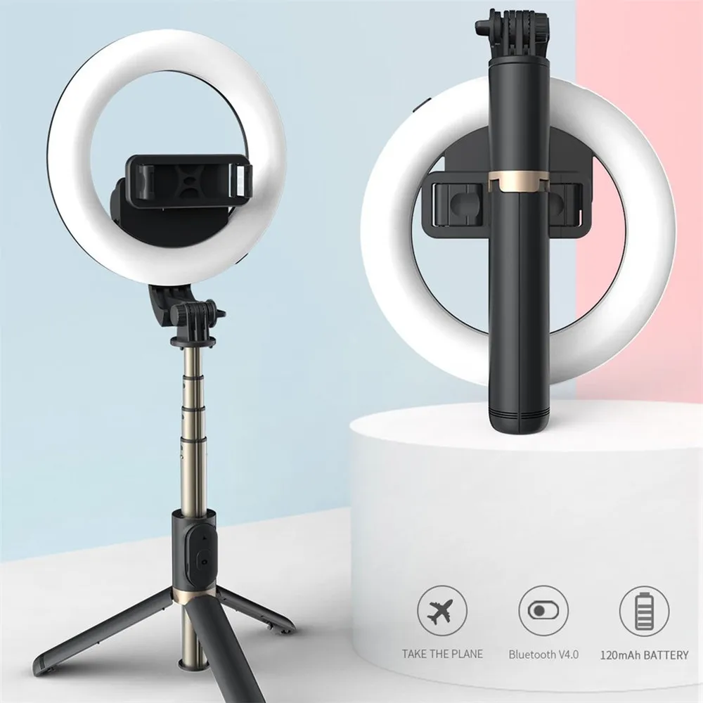 Q07 Selfie Stick with LED Ring Light Perfect for Tiktok