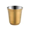 Gold small coffee cup 80ml