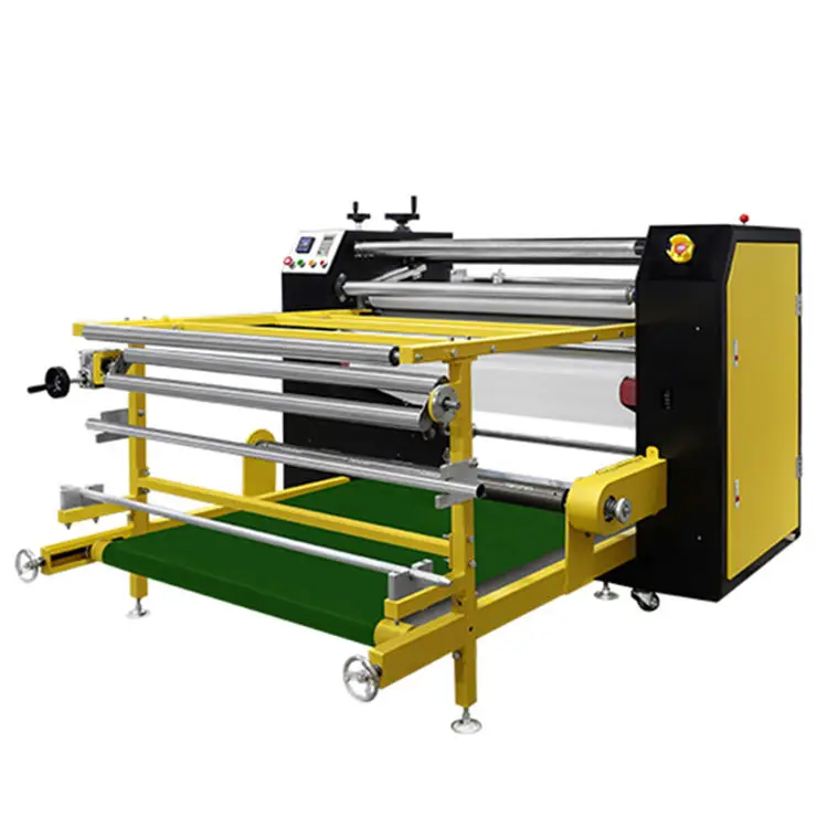 Mini Small Jc 26b Used in Heated Roller 120 cm Rubber 420mm Roll to Roll Heat Press 1.2m Sublimation Machine for Pvc Patch Label
