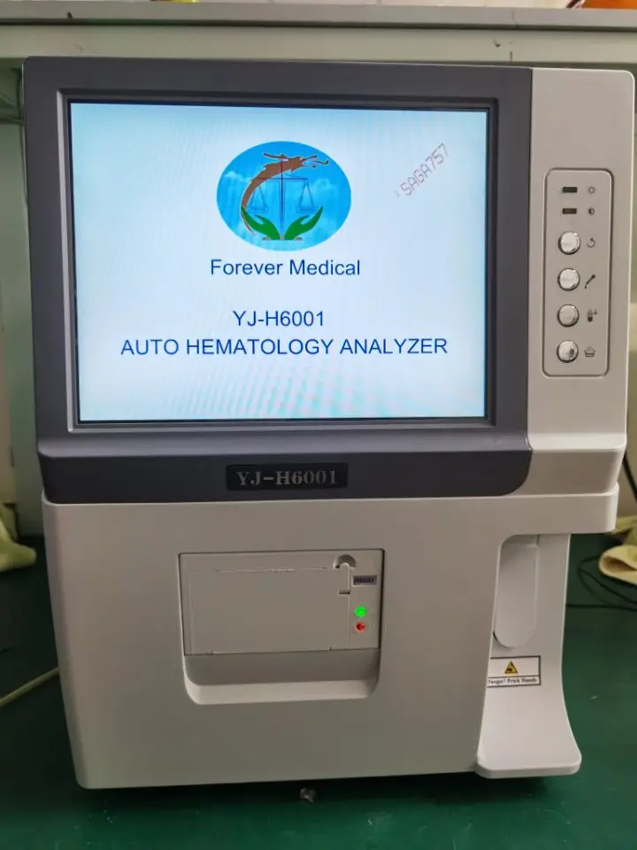 YJ-H6001 совместный анализ гематологических химических веществ анализатор медицинское лабораторное оборудование, прочный, долговечный и экономичный