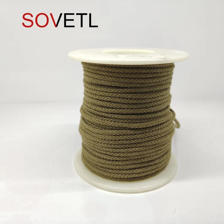 Customized Colored 1- 20mm Flame Retardant Kevlars Rope High Strength Aramid Fire Resistant Cord Aramid Braided Rope