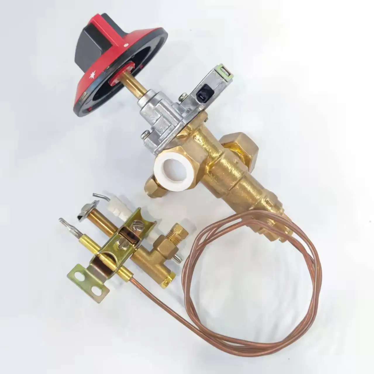 Válvula De Seguridad De Gas De Latón Sinopts, Piezas Para Cocina De Gas, Válvula De Entrada Para Horno De Gas, Quemador Piloto Y Perilla - China La Válvula De Calefacción De Seguridad