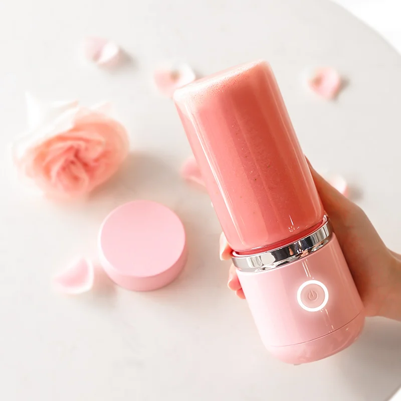 Electric Fresh Fruit Juicer Extractor Machine Motor USB Blender Portable Blender Cup Appliances Kitchen Steel Home Plastic OEM