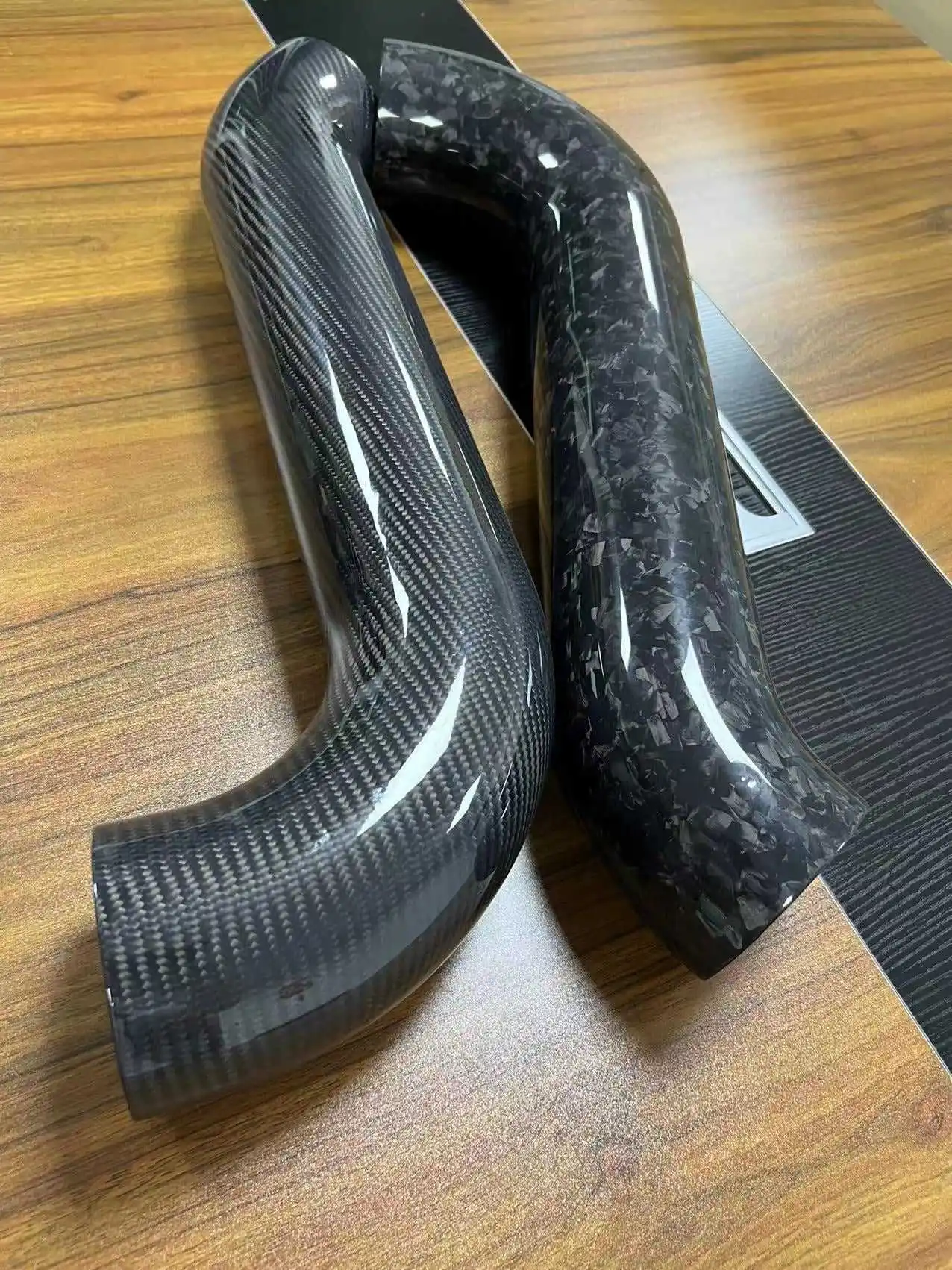 Delivery Fast High Quality Radiator Expansion Tank Water Coolant Hose Pipe Carbon Fiber Intake Elbow 45 90 Degree Universal