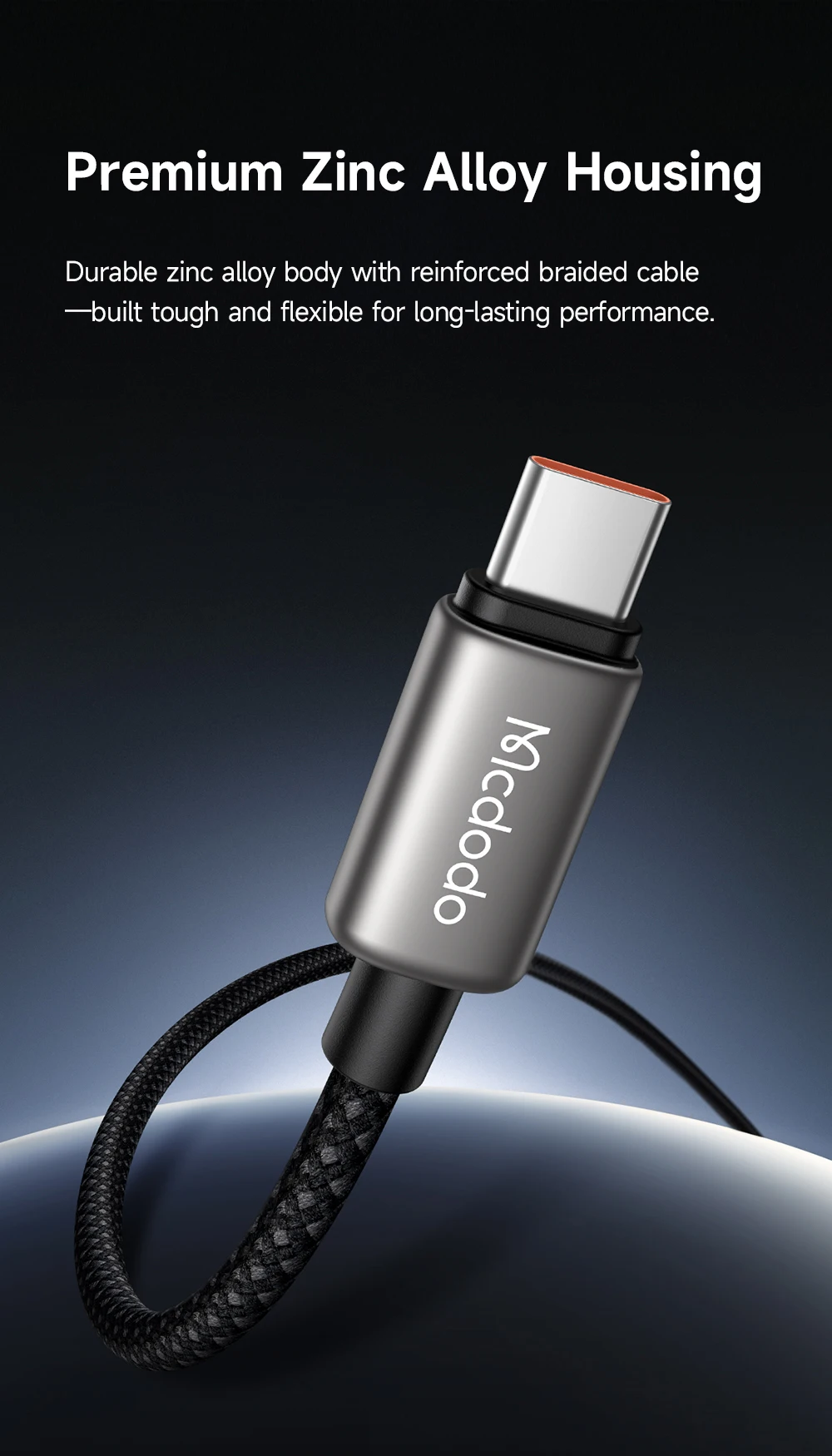 Cáp MCDODO 240W tương thích với Laptop Gaming và MacBook Pro