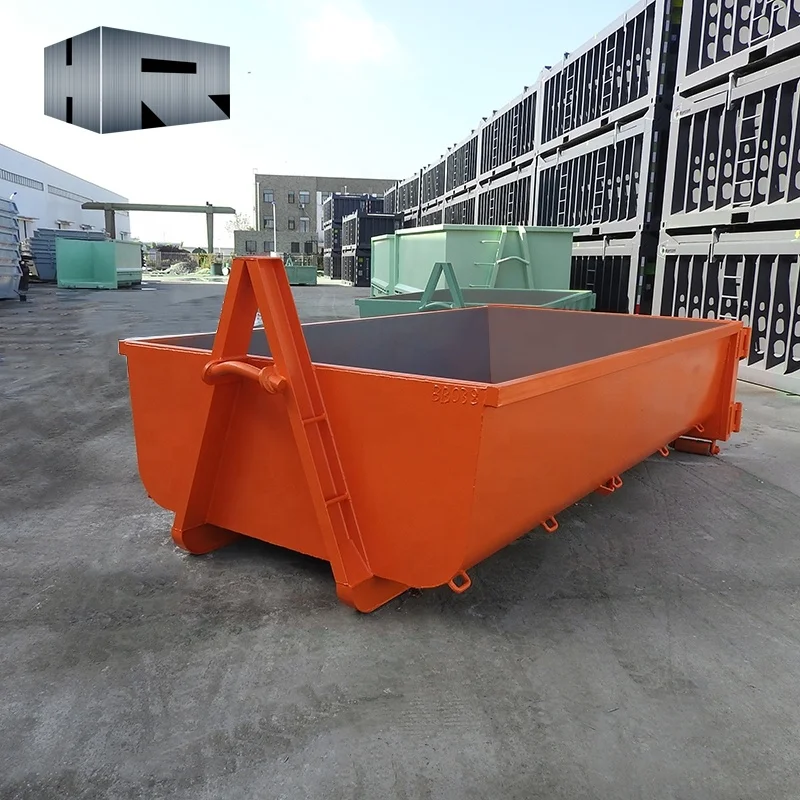 Customized 6CBM Roll-Off Dumpster Special Waste Recycling Container with Hook Lift Bin Brand New Condition