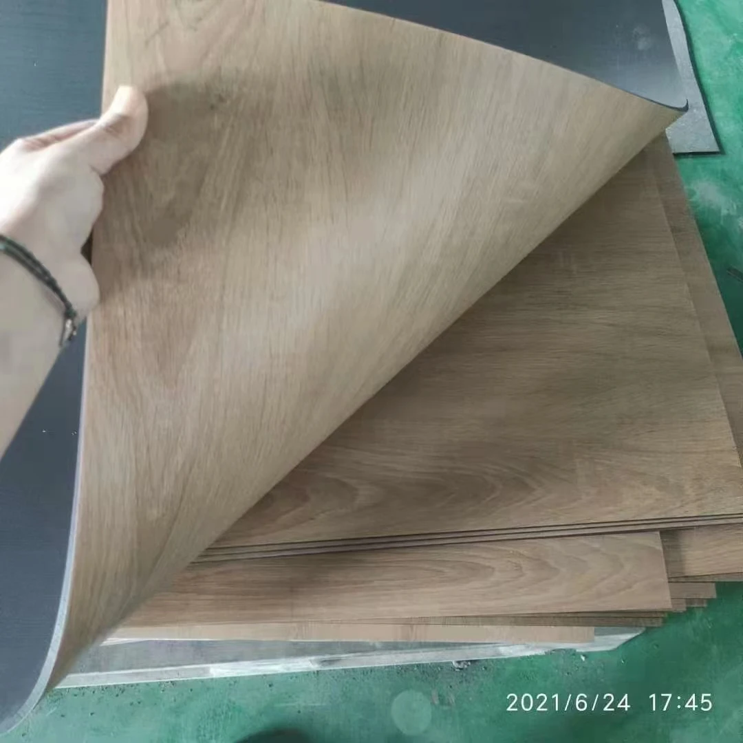 Factory Sales  High Elastic Soft Rubber Mats 5mm-10mm  Thick Anti-slip  Wooden Rubber  Flooring Tiles